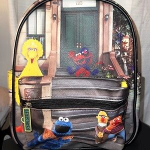 Sesame Street Character Print Mini Backpack